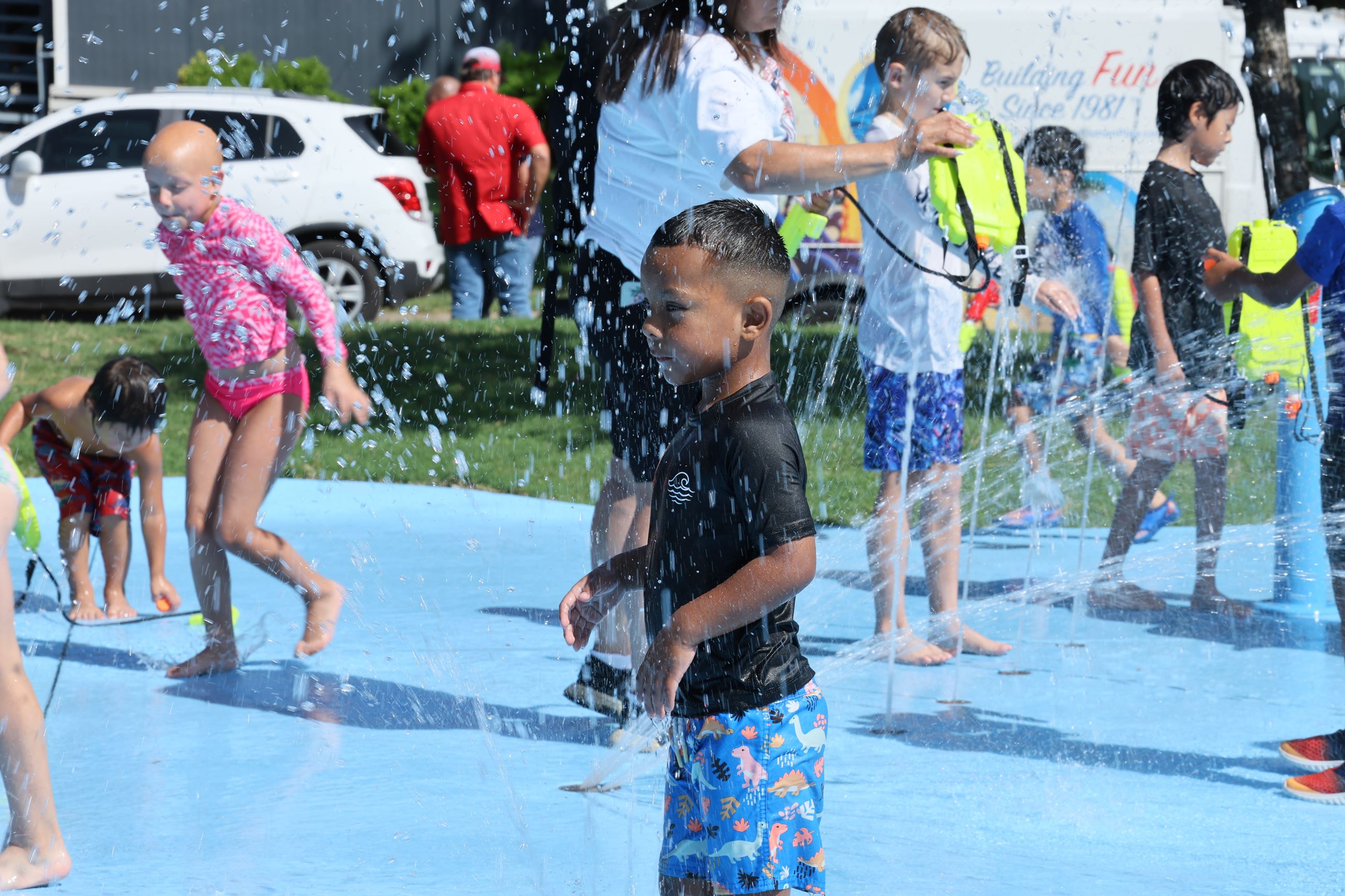Old East Dallas Work Yard Sprayground
