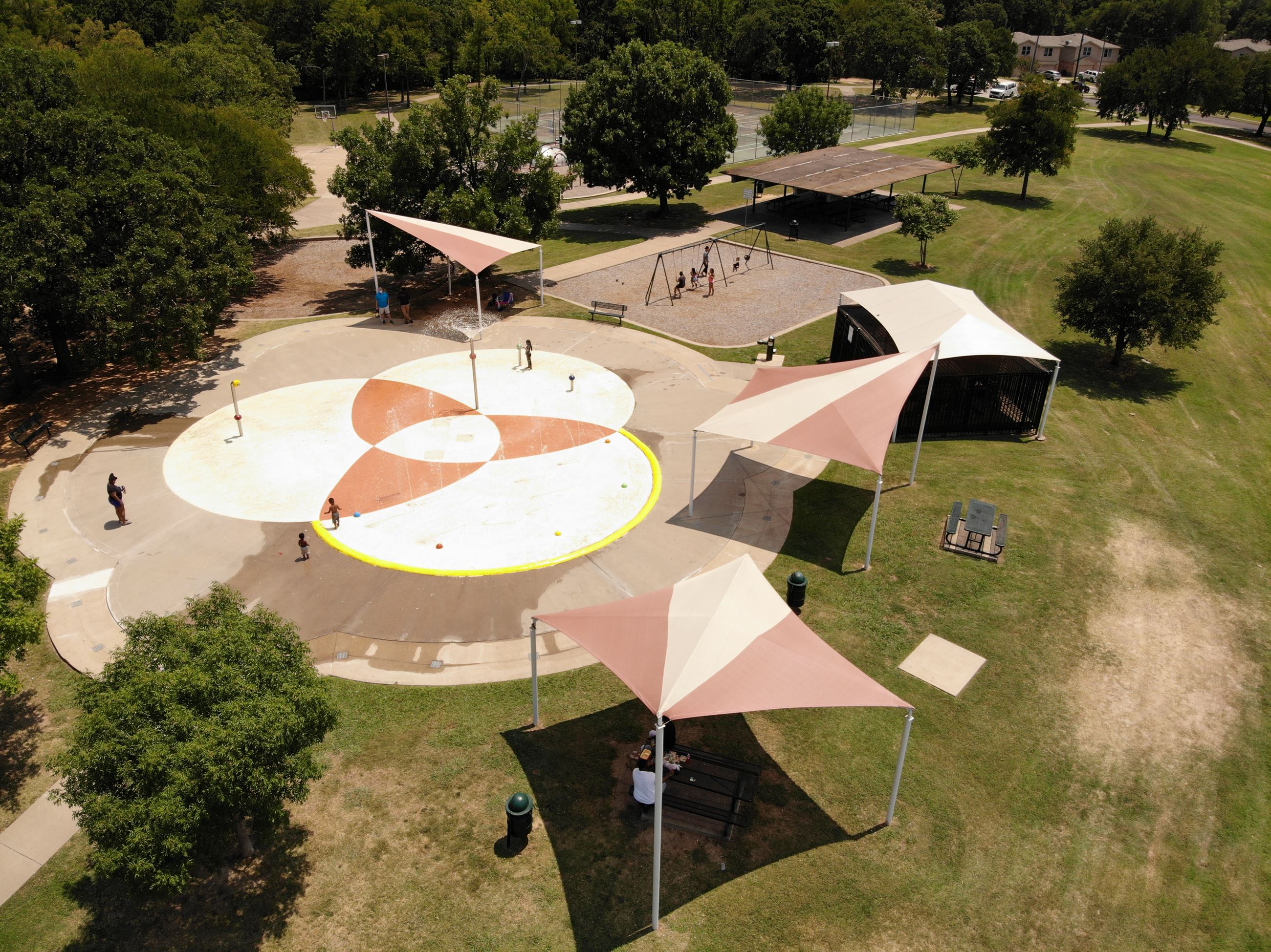 Pemberton Hill Sprayground aerial